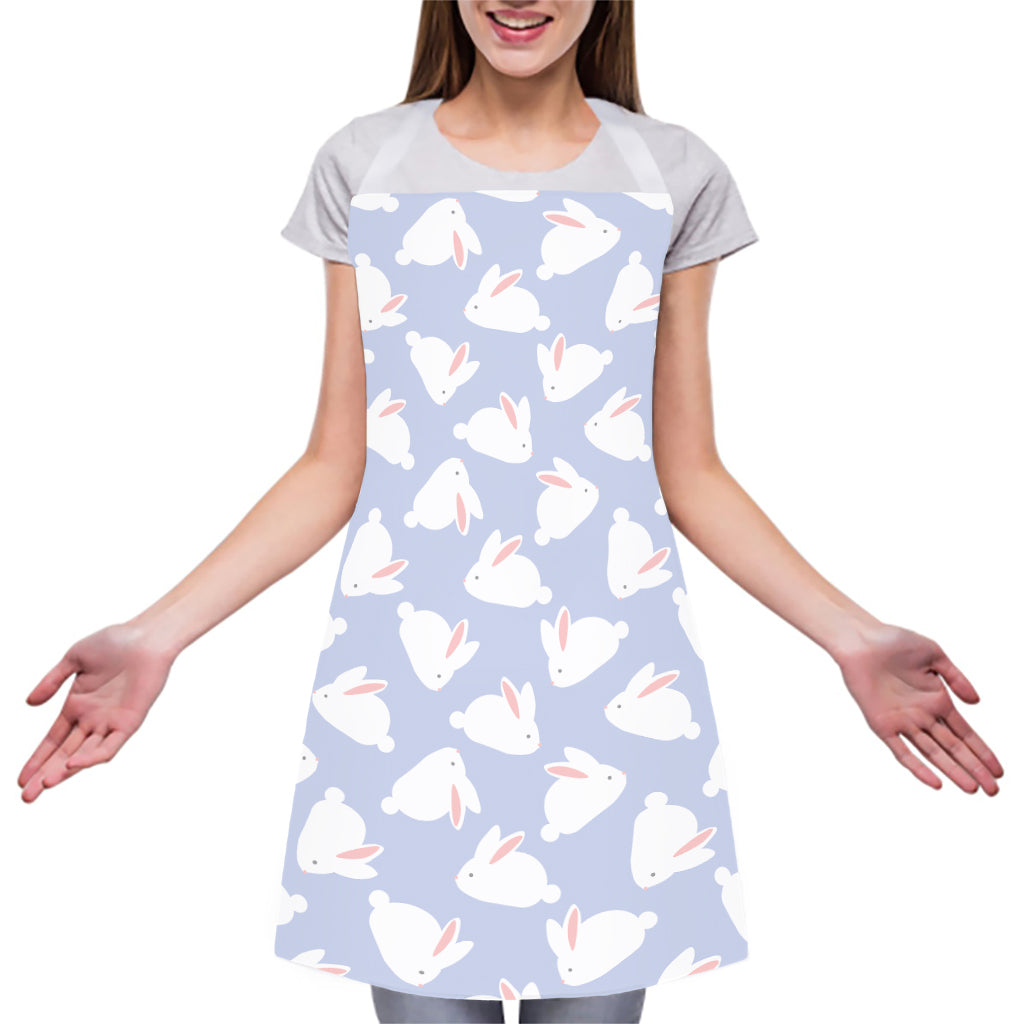 Mini Rabbit Pattern Print Adjustable Apron