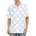 Mini Rabbit Pattern Print Aloha Shirt