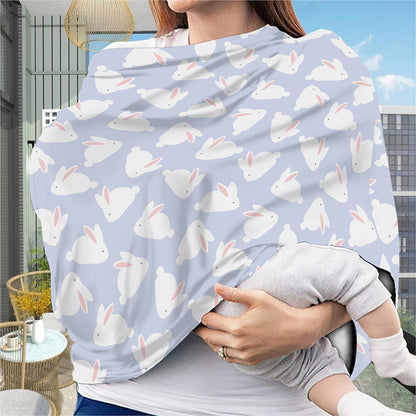 Mini Rabbit Pattern Print Baby Seat Cover
