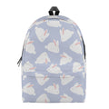 Mini Rabbit Pattern Print School Backpack