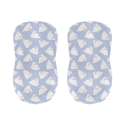 Mini Rabbit Pattern Print Bar Stool Covers