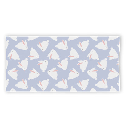 Mini Rabbit Pattern Print Beach Towel