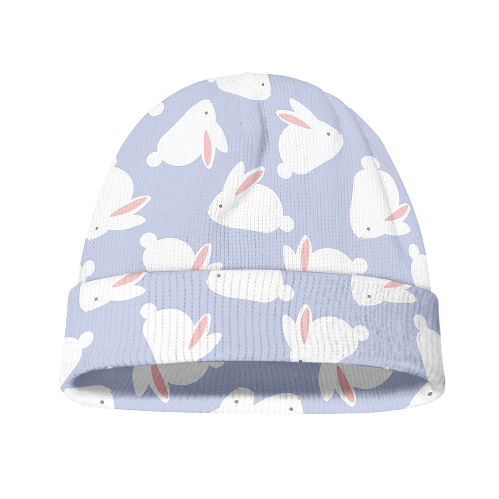 Mini Rabbit Pattern Print Beanie