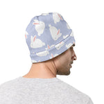 Mini Rabbit Pattern Print Beanie