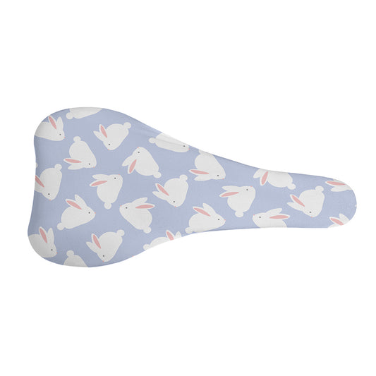 Mini Rabbit Pattern Print Bicycle Seat Cover
