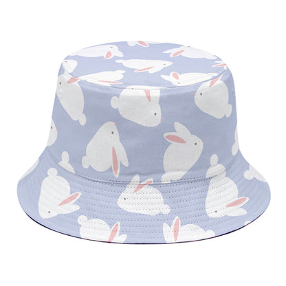 Mini Rabbit Pattern Print Bucket Hat