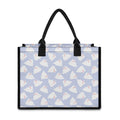 Mini Rabbit Pattern Print Canvas Tote Bag