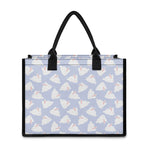 Mini Rabbit Pattern Print Canvas Tote Bag