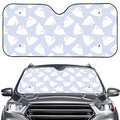 Mini Rabbit Pattern Print Car Windshield Sun Shade