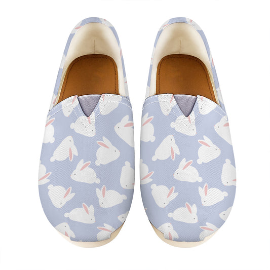 Mini Rabbit Pattern Print Casual Shoes