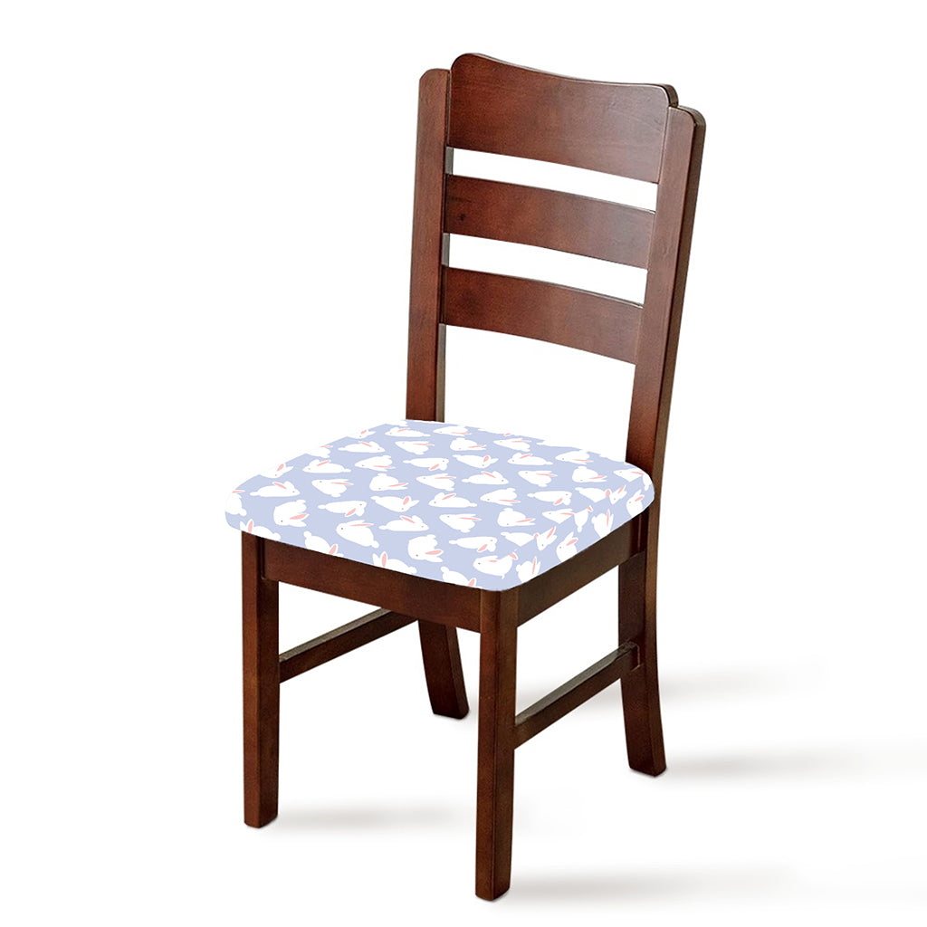 Mini Rabbit Pattern Print Chair Cushion Cover