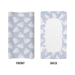 Mini Rabbit Pattern Print Changing Pad Cover