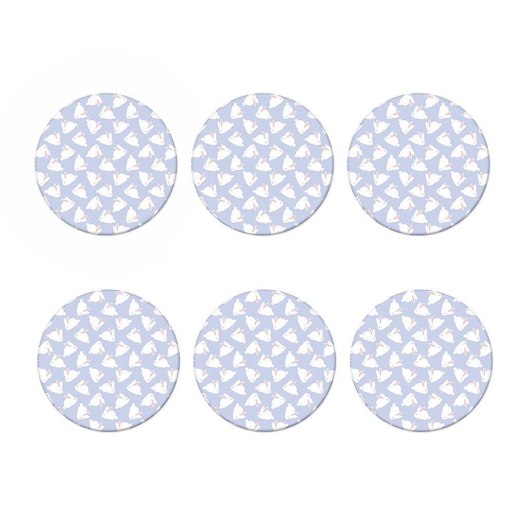 Mini Rabbit Pattern Print Coaster Set