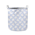 Mini Rabbit Pattern Print Collapsible Laundry Basket