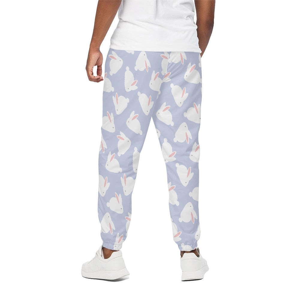 Mini Rabbit Pattern Print Cotton Pants