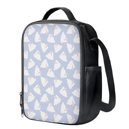 Mini Rabbit Pattern Print Crossbody Lunch Bag