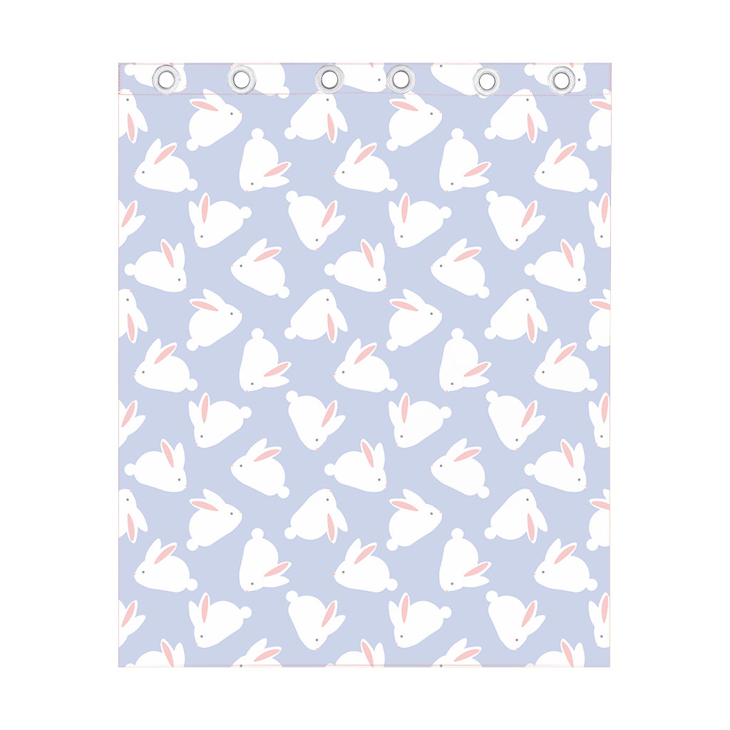 Mini Rabbit Pattern Print Curtain