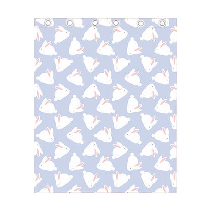 Mini Rabbit Pattern Print Curtain