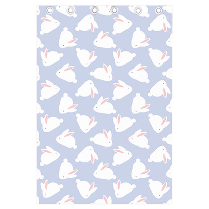 Mini Rabbit Pattern Print Curtain