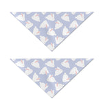 Mini Rabbit Pattern Print Dog Bandana