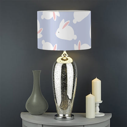 Mini Rabbit Pattern Print Drum Lamp Shade