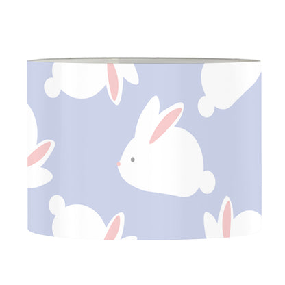 Mini Rabbit Pattern Print Drum Lamp Shade