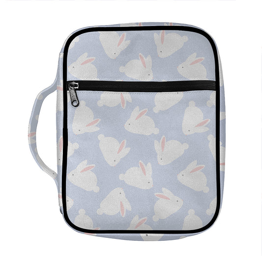 Mini Rabbit Pattern Print Front Pocket Bible Bag