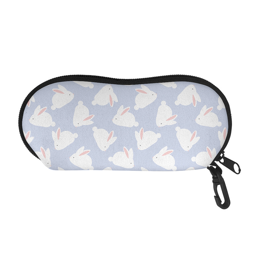 Mini Rabbit Pattern Print Glasses Case