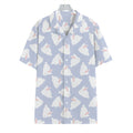 Mini Rabbit Pattern Print Hawaiian Shirt