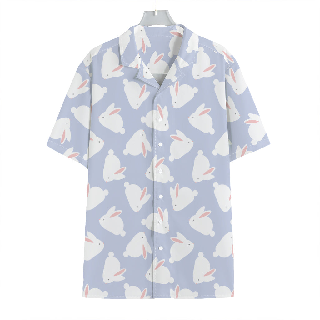 Mini Rabbit Pattern Print Hawaiian Shirt
