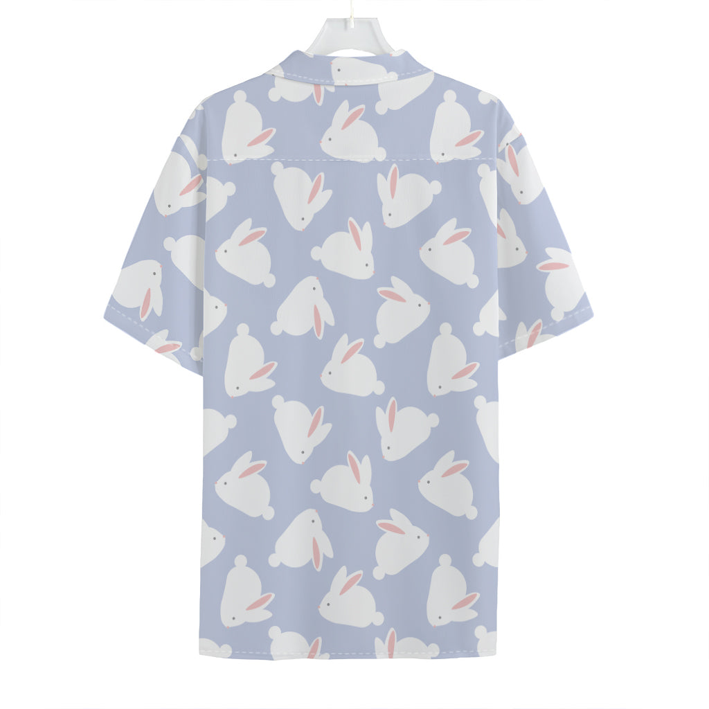 Mini Rabbit Pattern Print Hawaiian Shirt