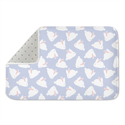 Mini Rabbit Pattern Print Indoor Door Mat