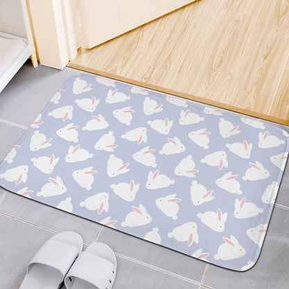 Mini Rabbit Pattern Print Indoor Door Mat