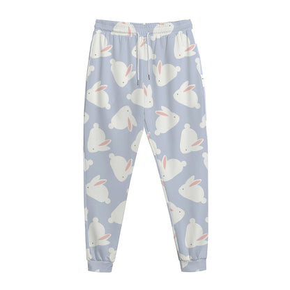 Mini Rabbit Pattern Print Jogger Pants