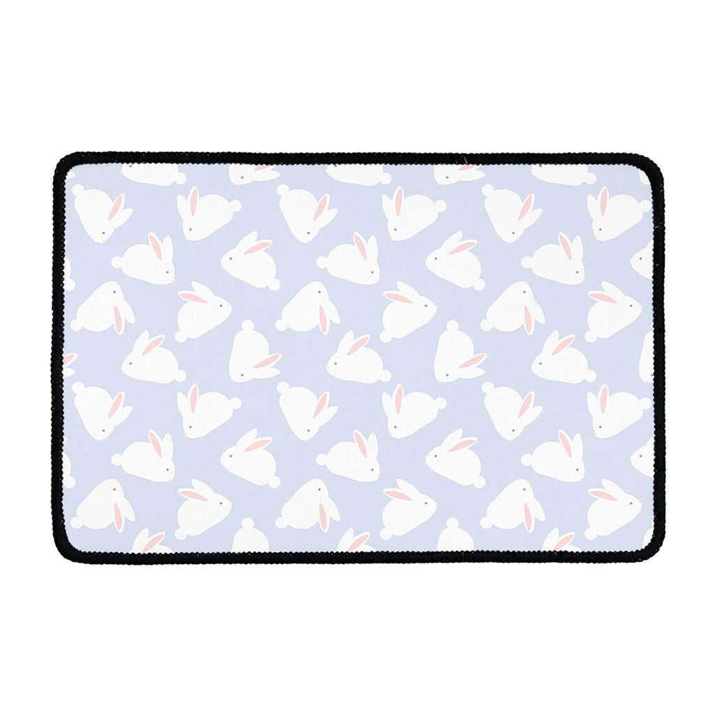 Mini Rabbit Pattern Print Kitchen Mat