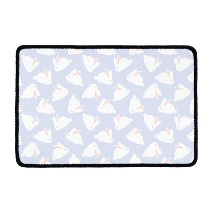 Mini Rabbit Pattern Print Kitchen Mat