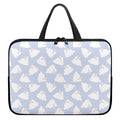 Mini Rabbit Pattern Print Laptop Sleeve With Handle
