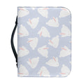Mini Rabbit Pattern Print Leather Bible Cover