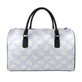 Mini Rabbit Pattern Print Leather Duffel Bag