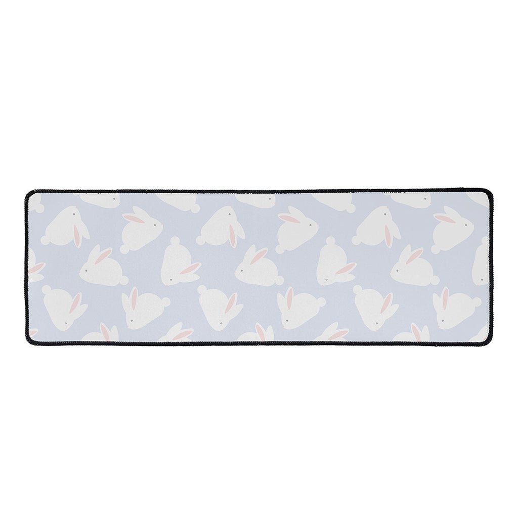 Mini Rabbit Pattern Print Long Kitchen Mat