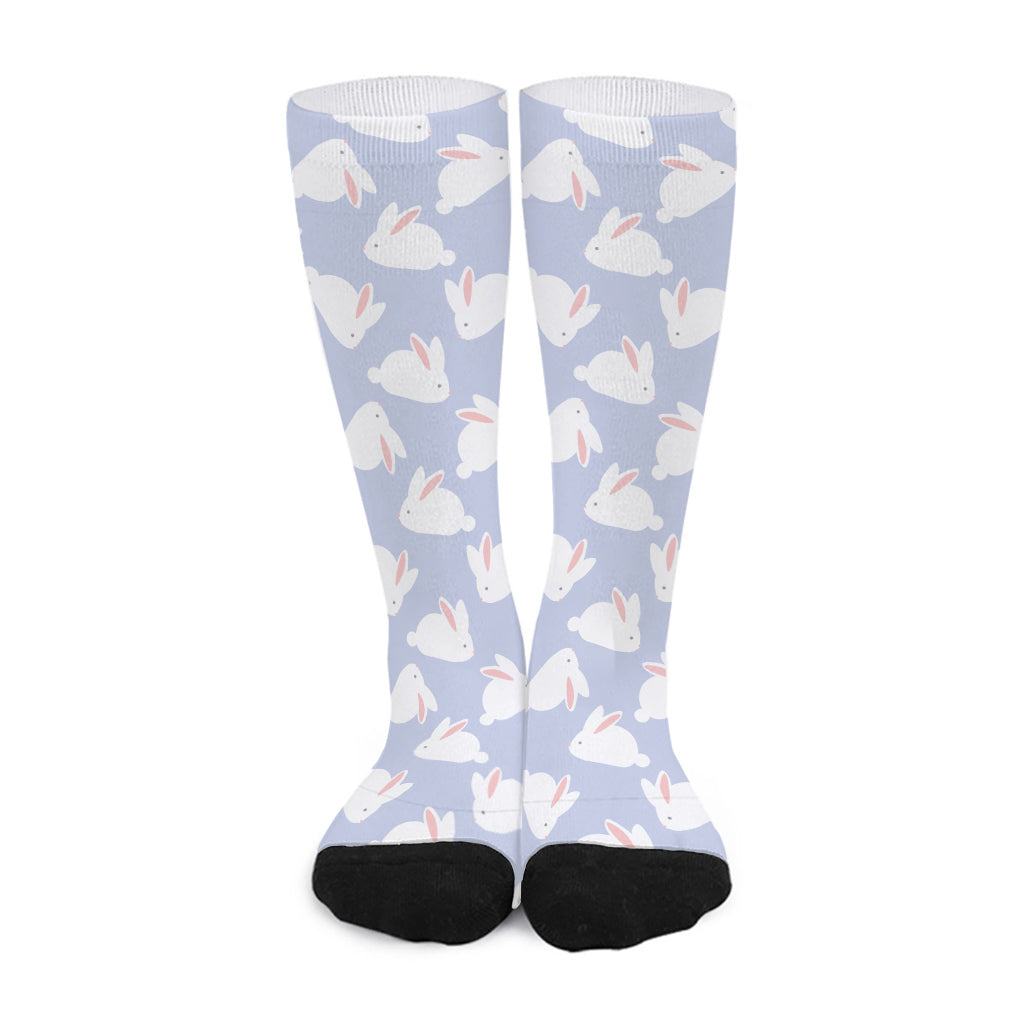 Mini Rabbit Pattern Print Long Socks