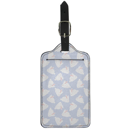 Mini Rabbit Pattern Print Luggage Tag