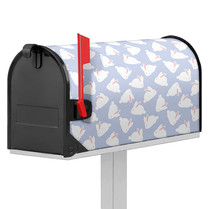 Mini Rabbit Pattern Print Mailbox Cover