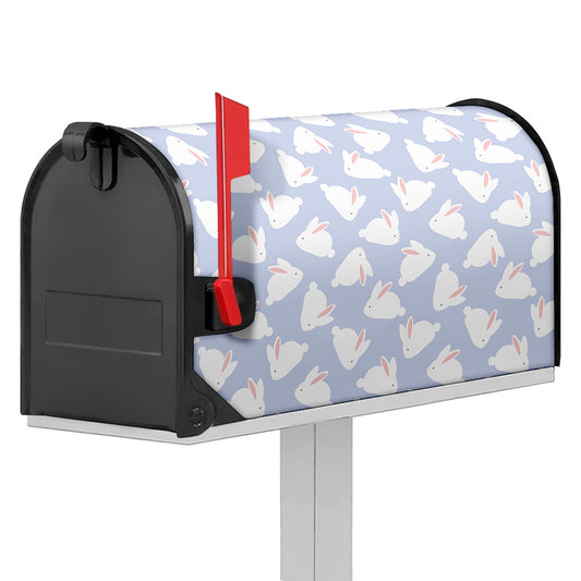 Mini Rabbit Pattern Print Mailbox Cover