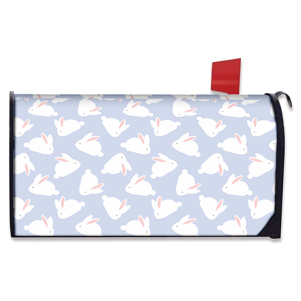 Mini Rabbit Pattern Print Mailbox Cover