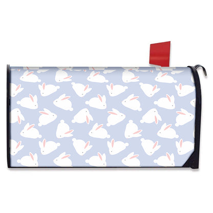 Mini Rabbit Pattern Print Mailbox Cover