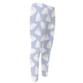 Mini Rabbit Pattern Print Men's Compression Pants