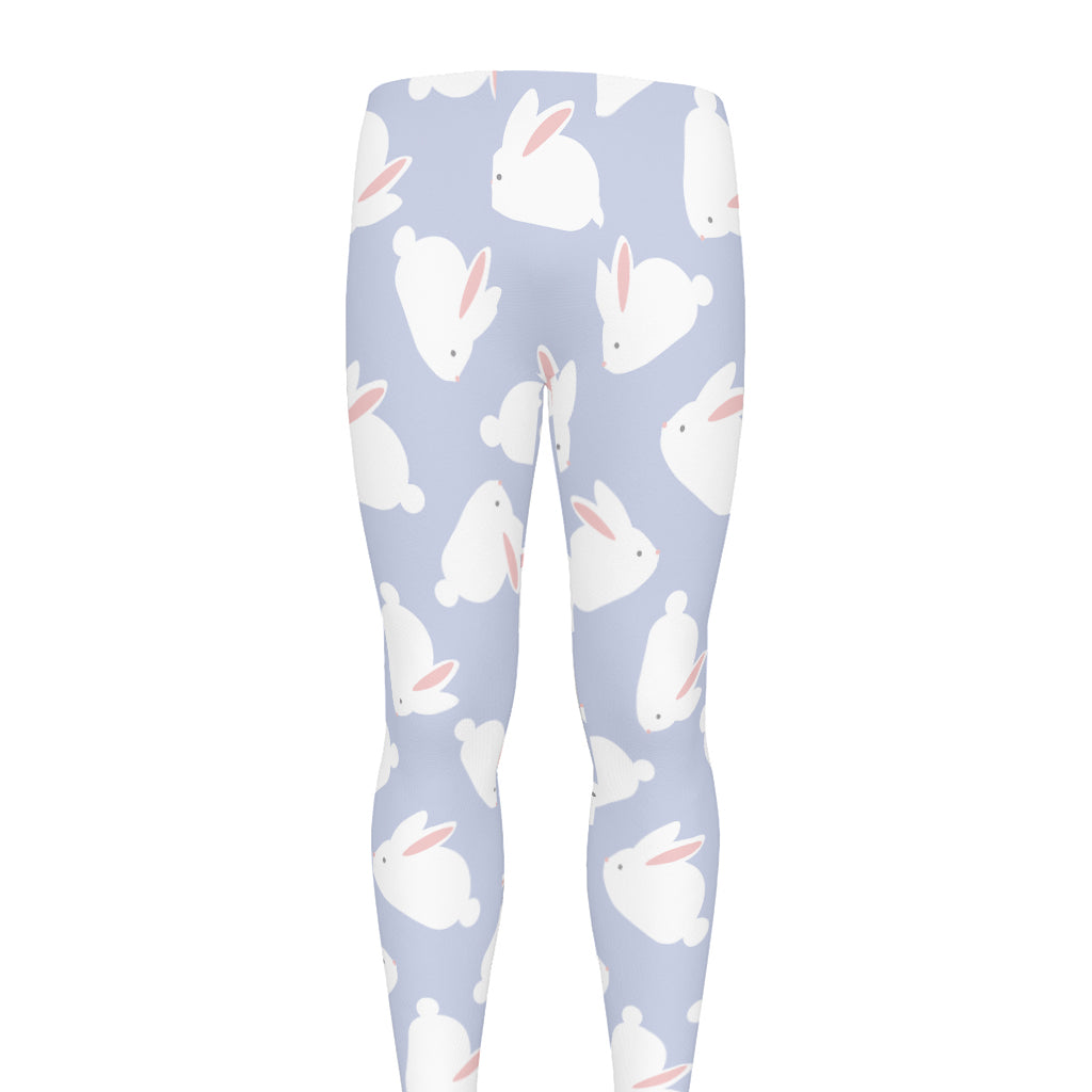 Mini Rabbit Pattern Print Men's leggings