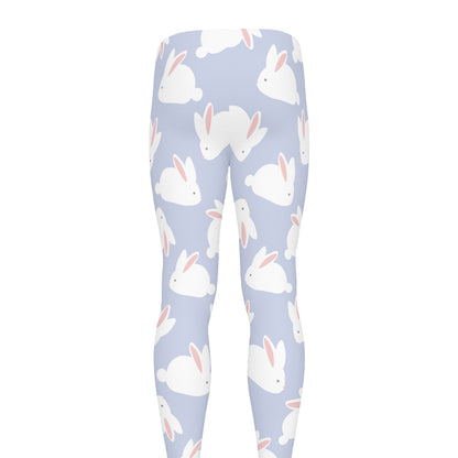 Mini Rabbit Pattern Print Men's leggings
