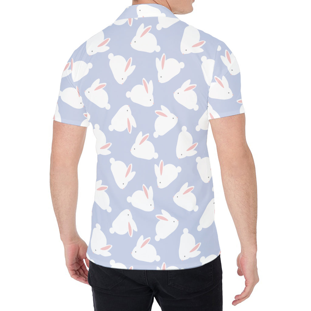 Mini Rabbit Pattern Print Men's Shirt